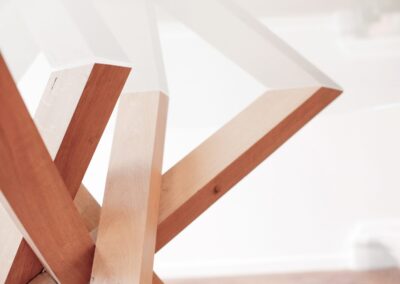 Table en verre ronde